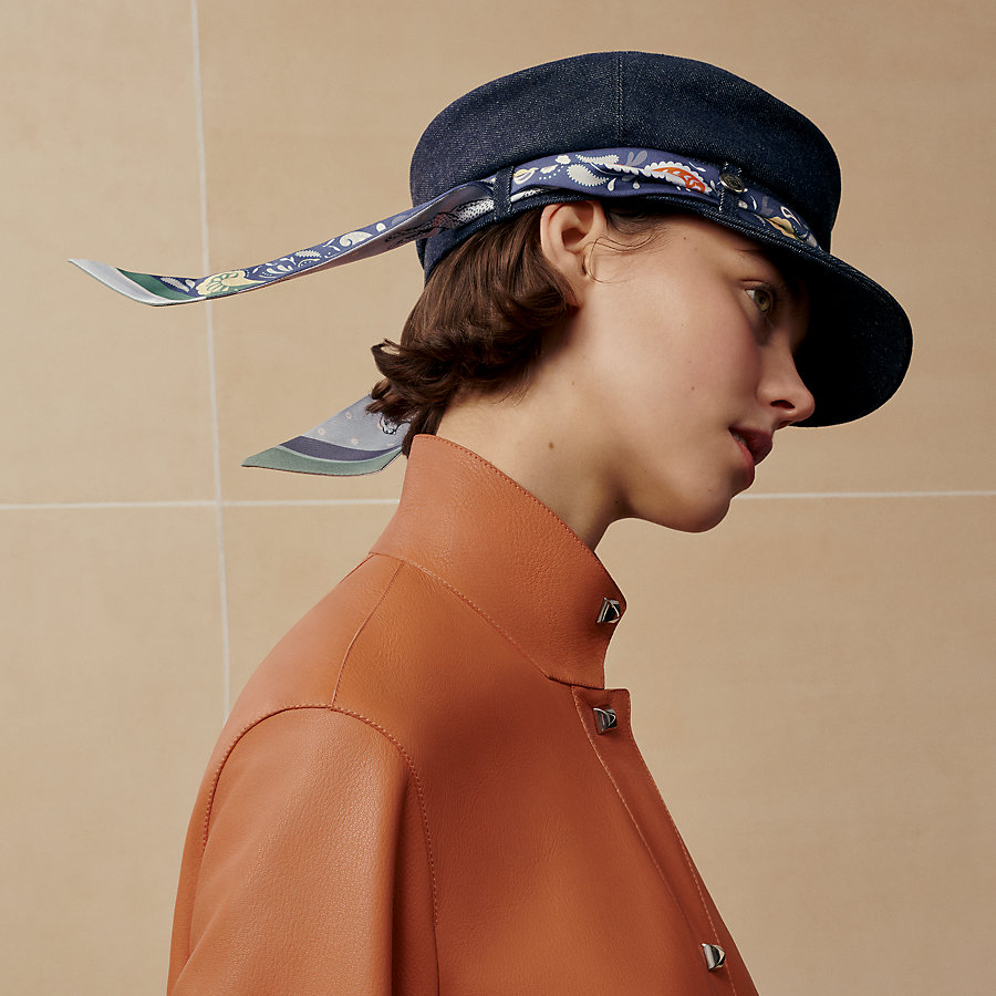 Deauville Denim女士便帽| Hermès - 爱马仕官网